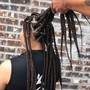 Wash and braid down/ women only