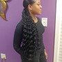 Simple shapoo/braid down (for wig)