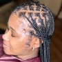 Medium Knotless Braids