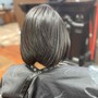 Relaxer, Style Cut & Rinse (Short Hair Only)