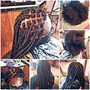 Medium knotless Braids