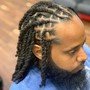 Shoulder length /wash/ retwist /no style