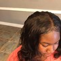 Natural hair on Perm Rods