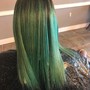 Color Root Touch Up with shampoo set or cut