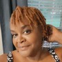 Locs roots color touch up