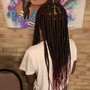 Large Knotless Braids