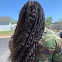 Large Butt Length Box Braids