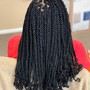 Large Butt Length Box Braids