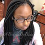 Large Butt Length Box Braids