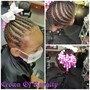 Kids braids with hair add