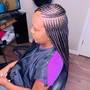 (Small) knotless braids (mid-back)