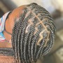 Boys men bun braids