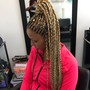 Knotless braids Bra length