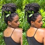 Goddess locs natural or loc extension hair