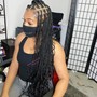 Men’s 2-3 Design Cornrows(half hair shaved)