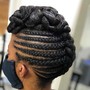 Curly Coils- Short or low density hair  (for Max Curl Definition)