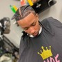 4 Braids natural hair (MEN)