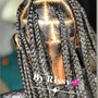 Same day service, Knotless, box braids,