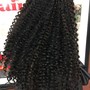 Kinky Twist-Neck length-synthetic hair