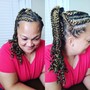 Basic Cornrows Natural Style