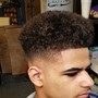 Mens head line w/taper/fade