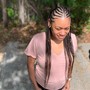 Small Braids/ Extensions/ Straight back