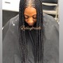 Jumbo straight back 6-8braids