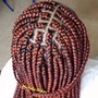 Braided Lace  with Real hair