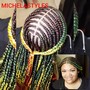 Lg.Knotless box braids