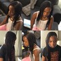 Medium midback Box Braids