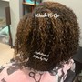 Twist Out/ (two-strand twist with your hair)