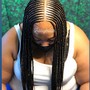 Jumbo straight back 6-8braids