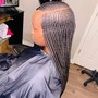 (Small) knotless braids (mid-back)