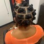 Natural Hair Bantu Knots