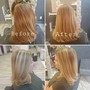 6 week lightening Root Touch Up, Women's Cut