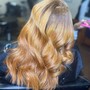 Relaxed Hair Shampoo and Style