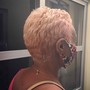 Bleach / Lighten short hair