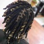 Bohemian Box Braids large or jumbo parting