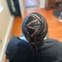 Men cornrows