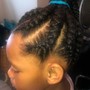 Feedin Ponytail Braids