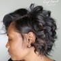 Textured Free Form dry haircut