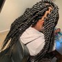 Kids conrows (No braiding hair added)