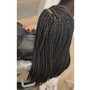 Medium knotless braids waist length