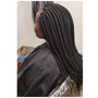 Knotless braids butt length