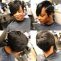 Pixie Cut (short cut) Quick Weave