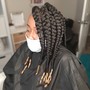 2 feed in Braids w/ design on sides