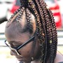 Smedium Knotless Box Braids