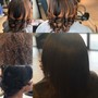 shampoo/blowout/silk press on relaxed or natural hair