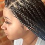 Medium box braids