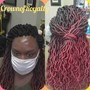 Crochet Mohawk with hair add